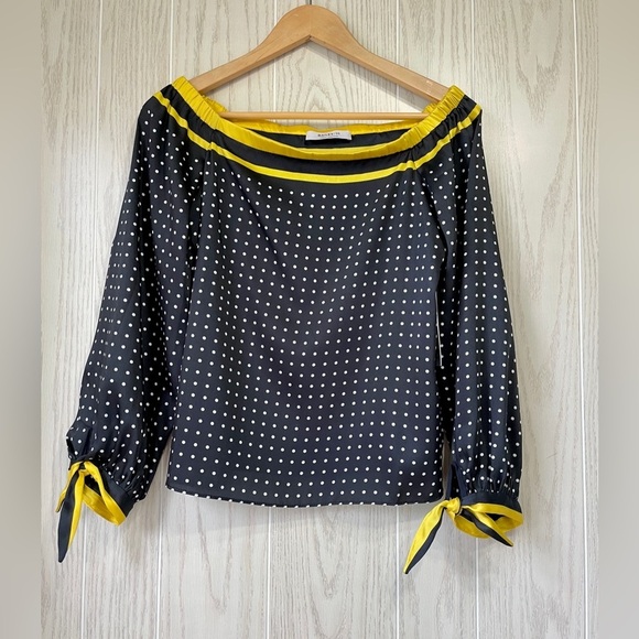 Bailey 44 Women's Tabernacle Dot Print Off The Shoulder Top Size XS NWT - Picture 3 of 7